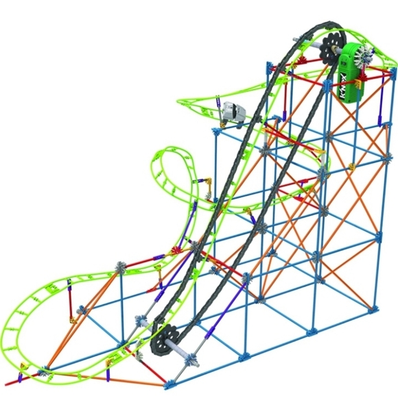 K'Nex 51438 TYPHOON FRENZY ROLLER COASTER BUILDING SET Building Kit - Picture 2 of 8
